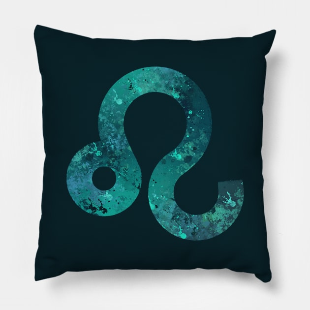 leo horoscope gift Pillow by barbasantara