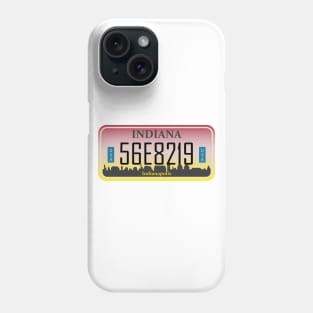 Indiana License Plate Phone Case