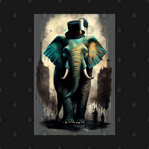 Dapper Elephant by Legendary T-Shirts