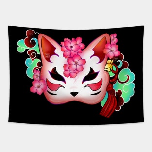 Kitsune Mask Tapestry