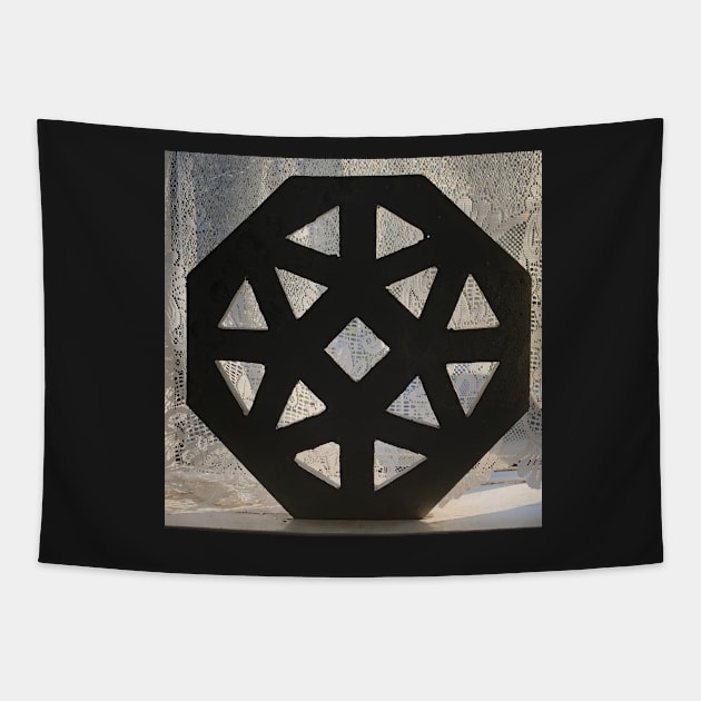 F110 lattice Tapestry by Seni Lawal