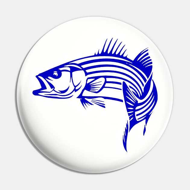 Striped Bass - Striped Bass - Pin