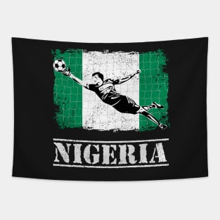 Nigeria Soccer Goalie Goal Keeper Shirt Tapestry