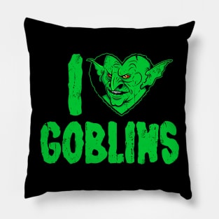 I Heart Goblins Pillow