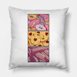 Triple biscuit collection Pillow