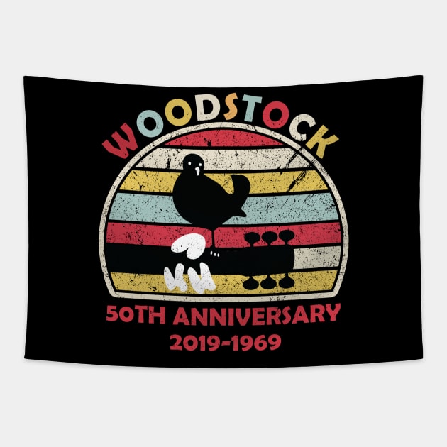 WOODSTOCK Woodstock 1969 Tapestry TeePublic