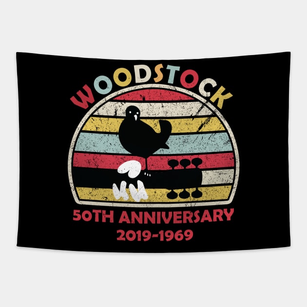 WOODSTOCK Tapestry by BlackSideDesign