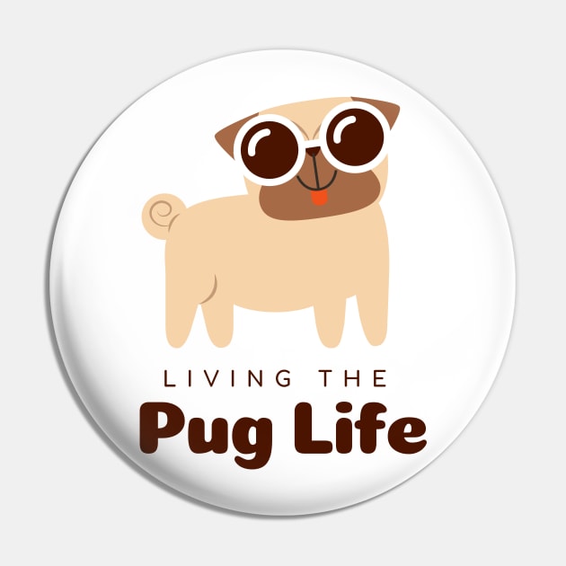 Pug Life Pin by GMAT