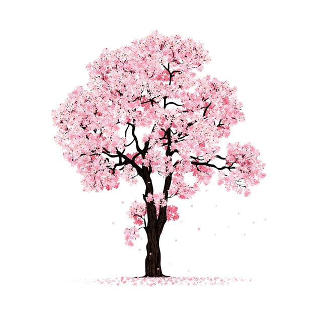 Japan tree - Sakura by Cloveer Studio