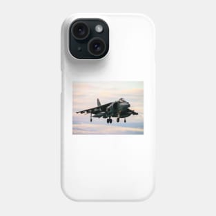 RAF Harrier landing Phone Case