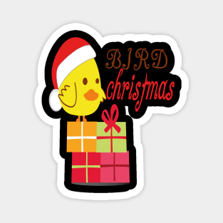 Bird Merry Christmas Magnet