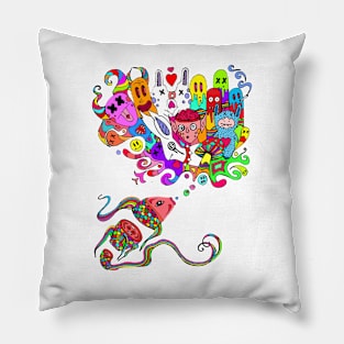 Rainbow Fish Pillow