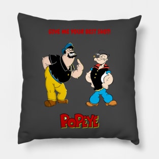 Popeye and Bluto Pillow