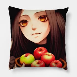 Witch and Apples Pillow