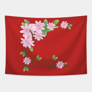 Colorful Flower Tapestry