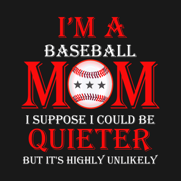 i am a baseball mom by PinkBorn