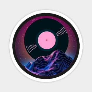 Vinyl - Synth wave Magnet