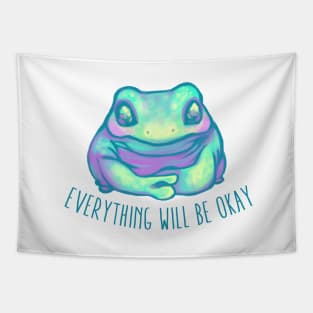 Caring Frog Tapestry