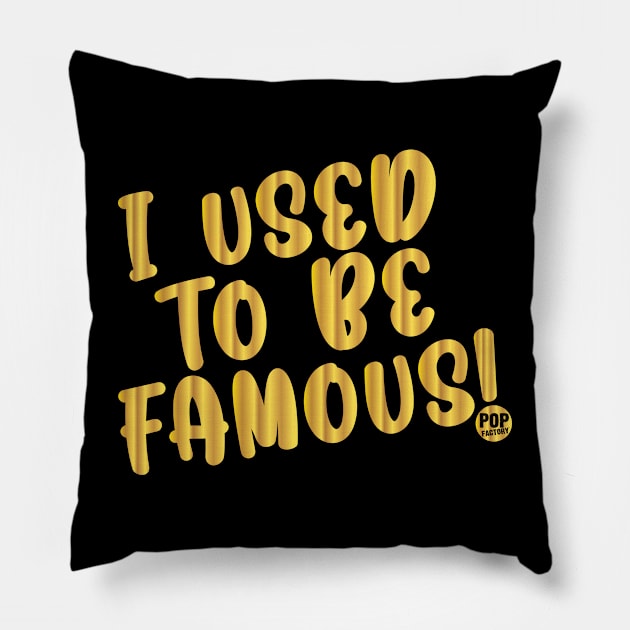 FAMOUS Pillow by toddgoldmanart