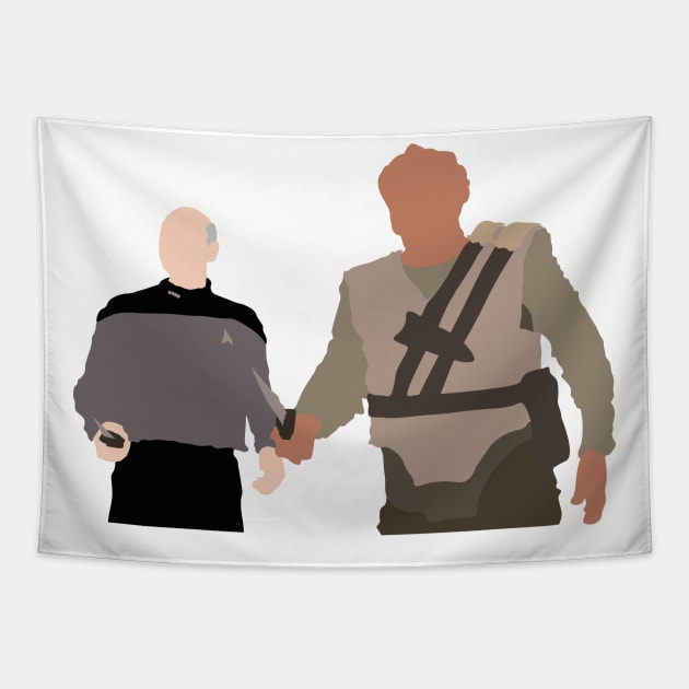 Darmok and Jalad Tapestry by FutureSpaceDesigns