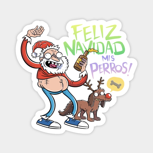 Feliz Navidad ! Magnet by FictionFactory