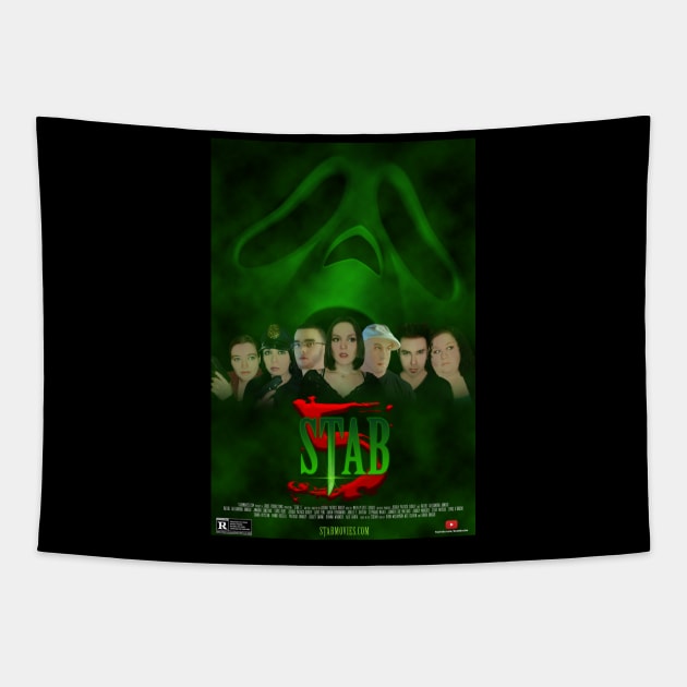 Stab 5 Version 2 Poster Tapestry by StabMovies