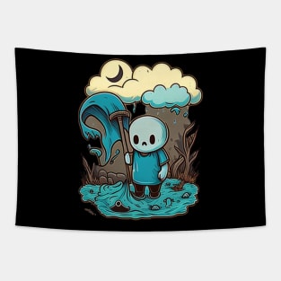 Cartoon death Tapestry