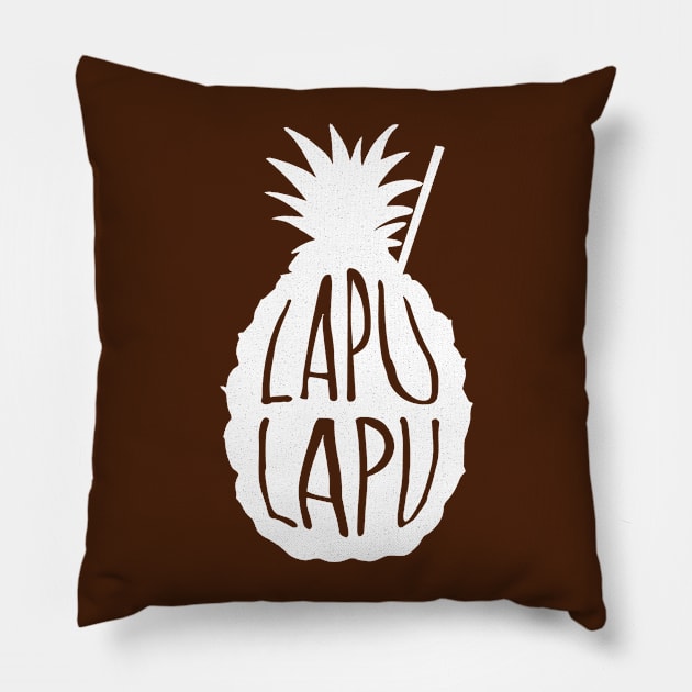 Lapu Lapu - White Pillow by GoAwayGreen