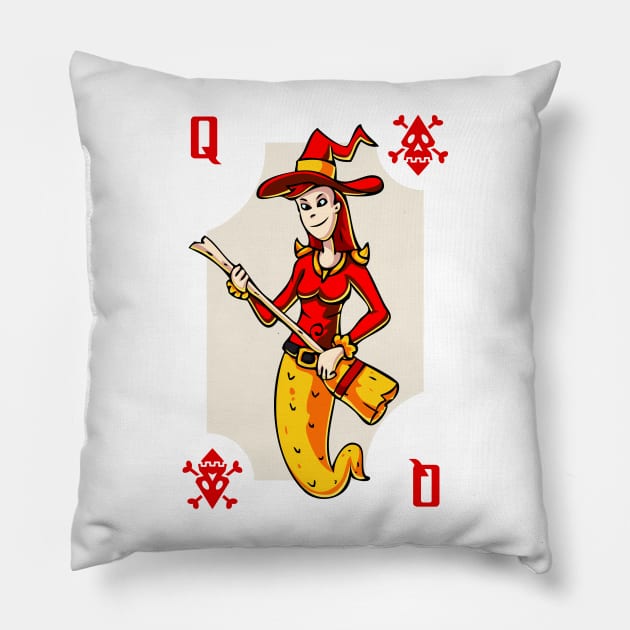 Easy Halloween Playing Card Costume: Queen of Diamonds Pillow by SLAG_Creative