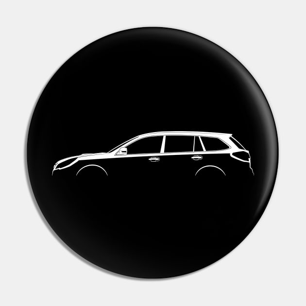 Subaru Legacy Wagon (BR) Silhouette Pin by Car-Silhouettes