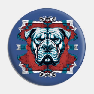 American Bully Royal Art Piece Pin