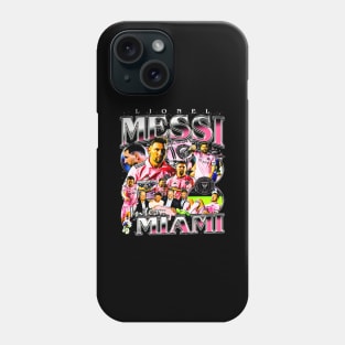 Lionel Messi Miami Retro Bootleg Phone Case