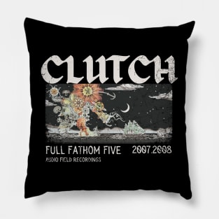 Clutch Vintage 1991 // Full Fathom Five Original Fan Design Artwork Pillow