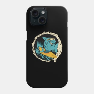 Shark Surfer Phone Case