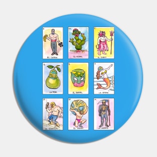 Lucha Libre Loteria Pin