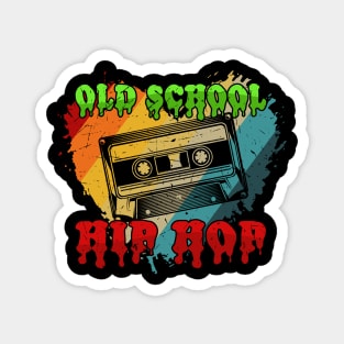 Old School Hip Hop Retro Cassette Magnet
