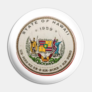 Vintage State Of Hawaii Badge Pin