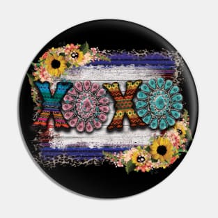 XOXO western Pin