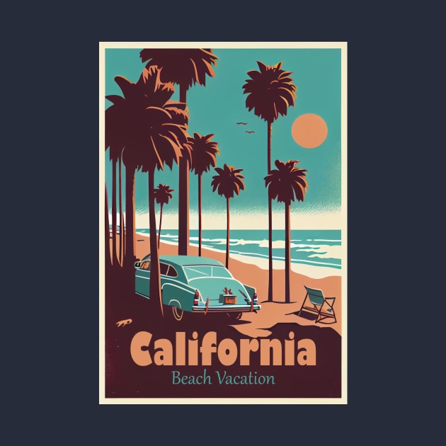 California - Beach Paradise by GreenMary Design