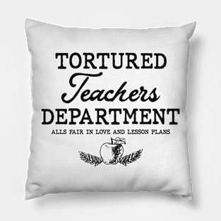 Tortured Teacher Department Pillow