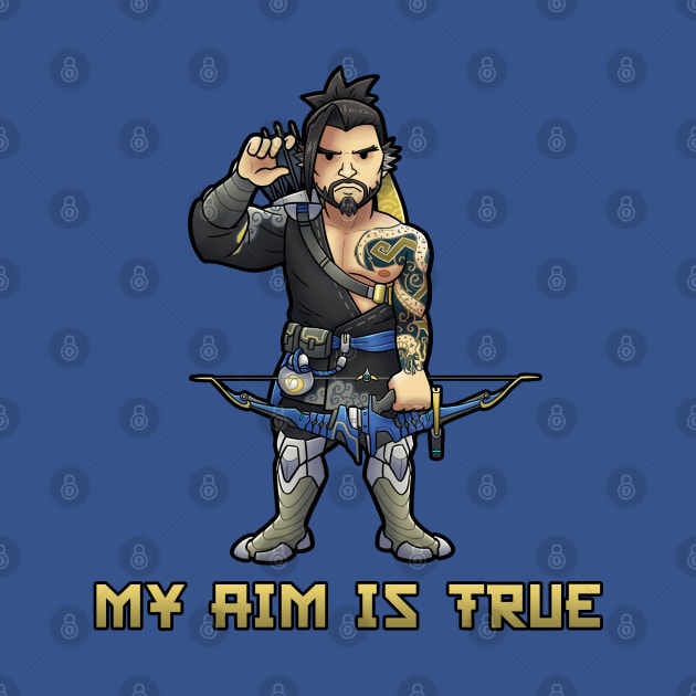 My Aim Is True by Red_Flare_Art