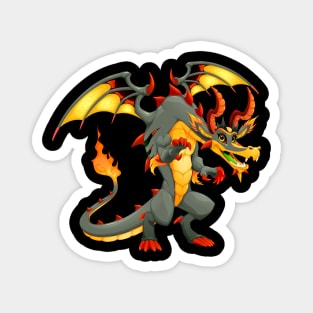 Fire Dragon Magnet