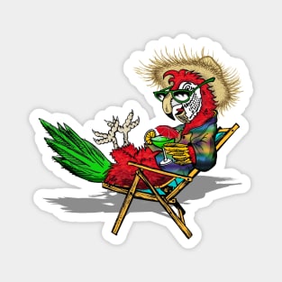 Parrot Beach Chair Magnet