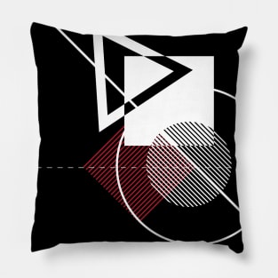 Minimal geometric art Pillow