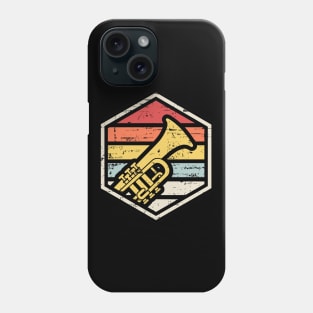 Retro Badge Trumpet Phone Case