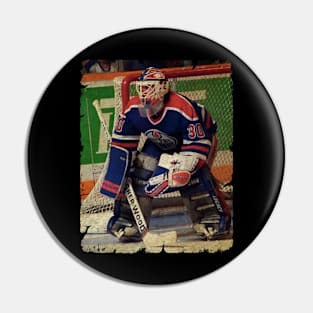 Bill Ranford - Edmonton Oilers, 1990 Pin