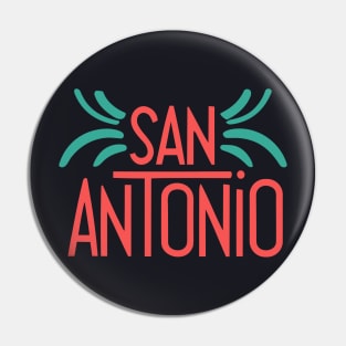 San Antonio City Vintage Pin