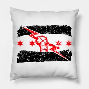 CM punk wrestling tshirt Pillow