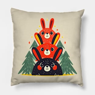 Bunny Rabbit Stack Pillow