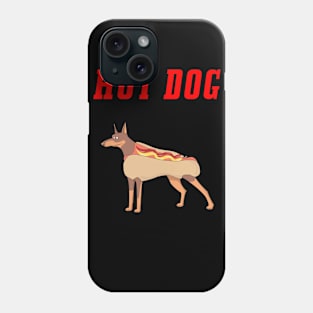 funny hot dog Phone Case